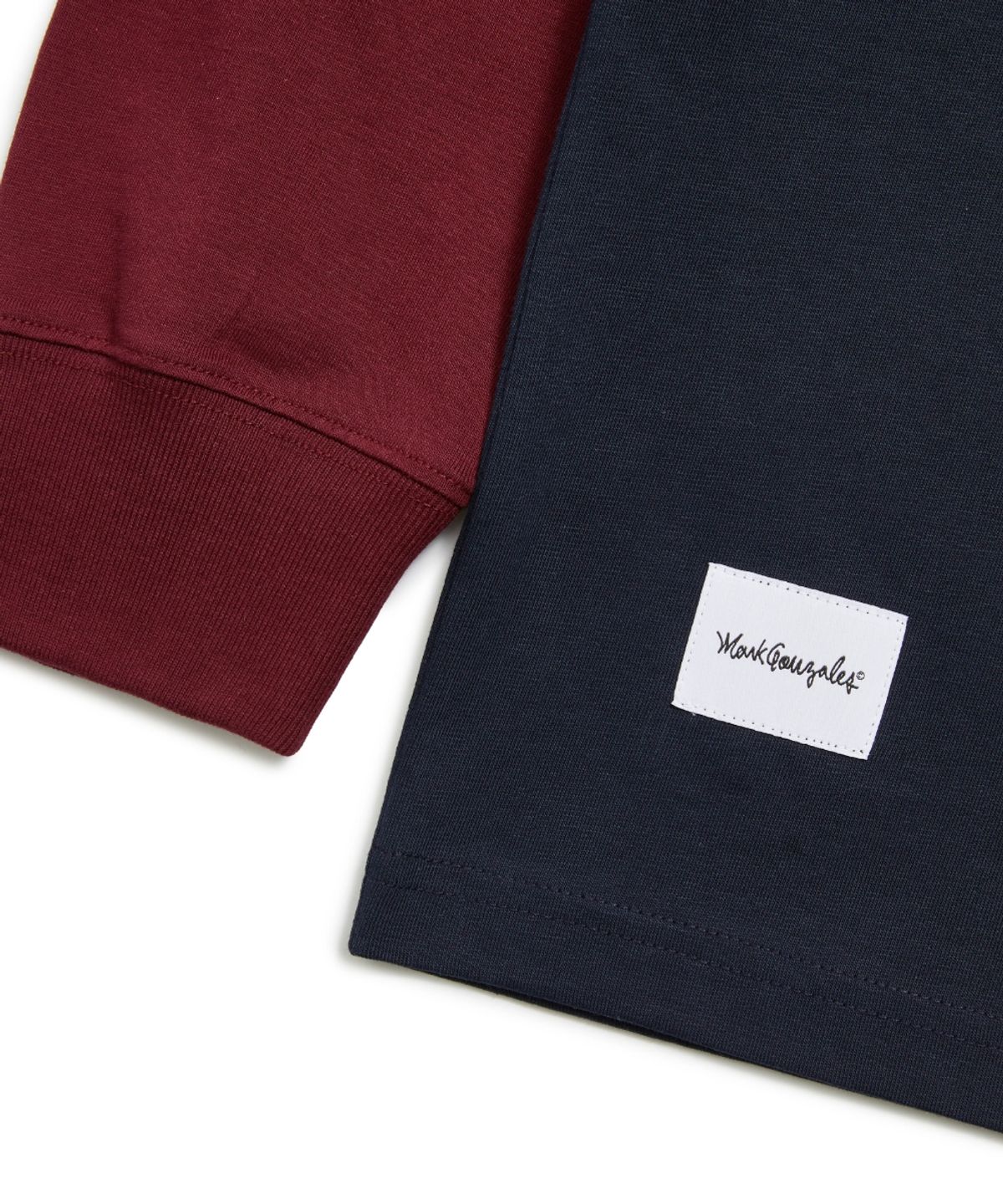 마크곤잘레스(MARK GONZALES) RETRO COLOR BLOCK L/S T-SHIRT - NAVY