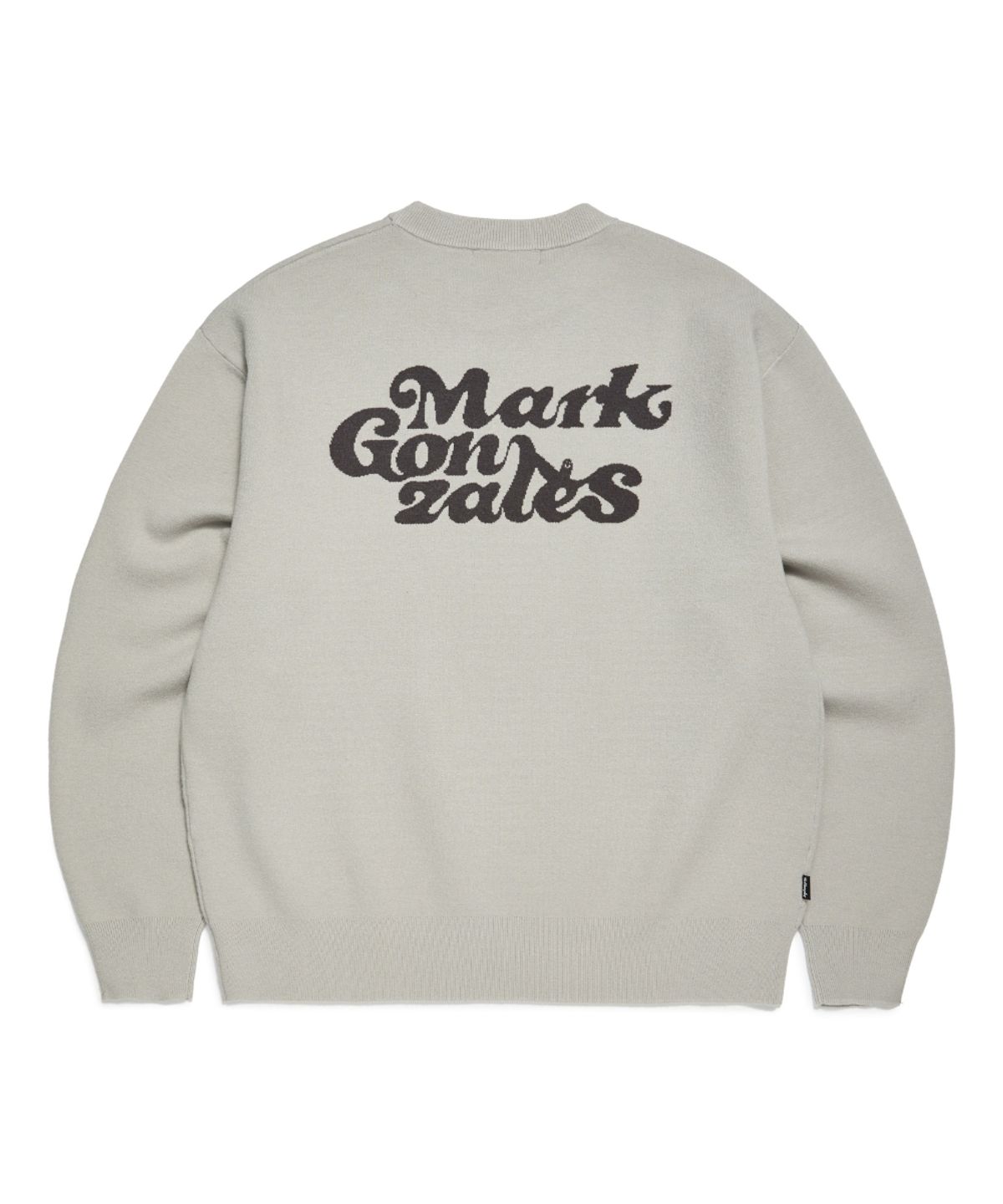 마크곤잘레스(MARK GONZALES) MG HEART WAPPEN KNIT SWEATER - GREY