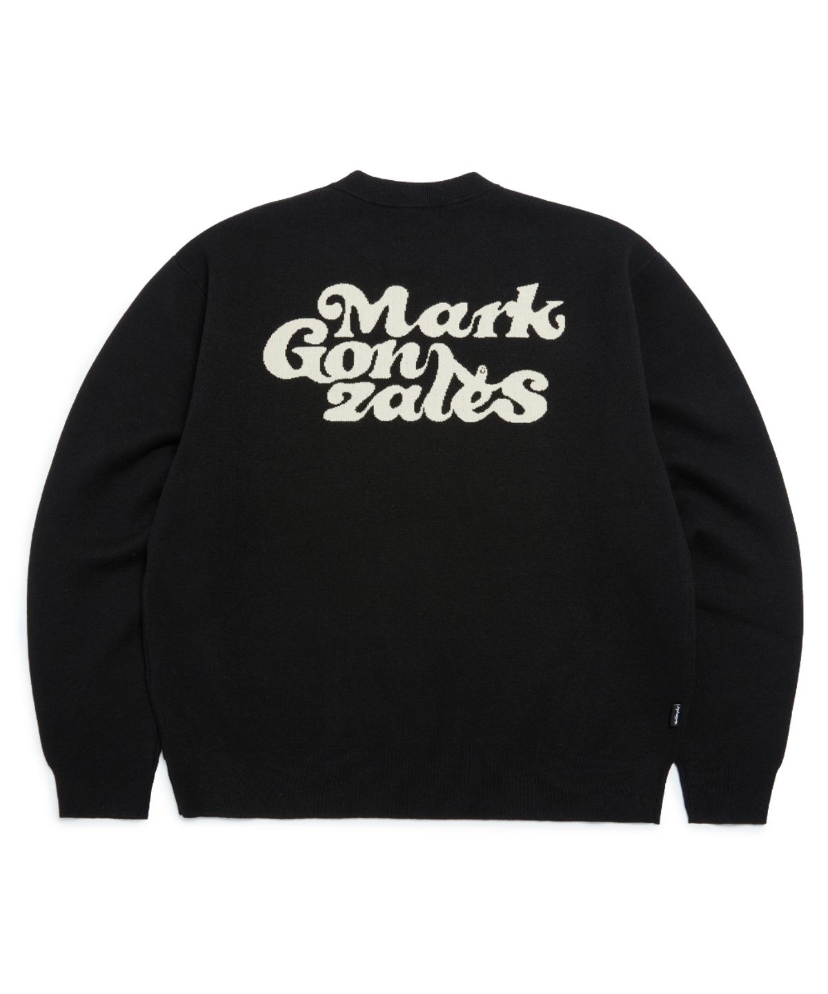 마크곤잘레스(MARK GONZALES) MG HEART WAPPEN KNIT SWEATER - BLACK