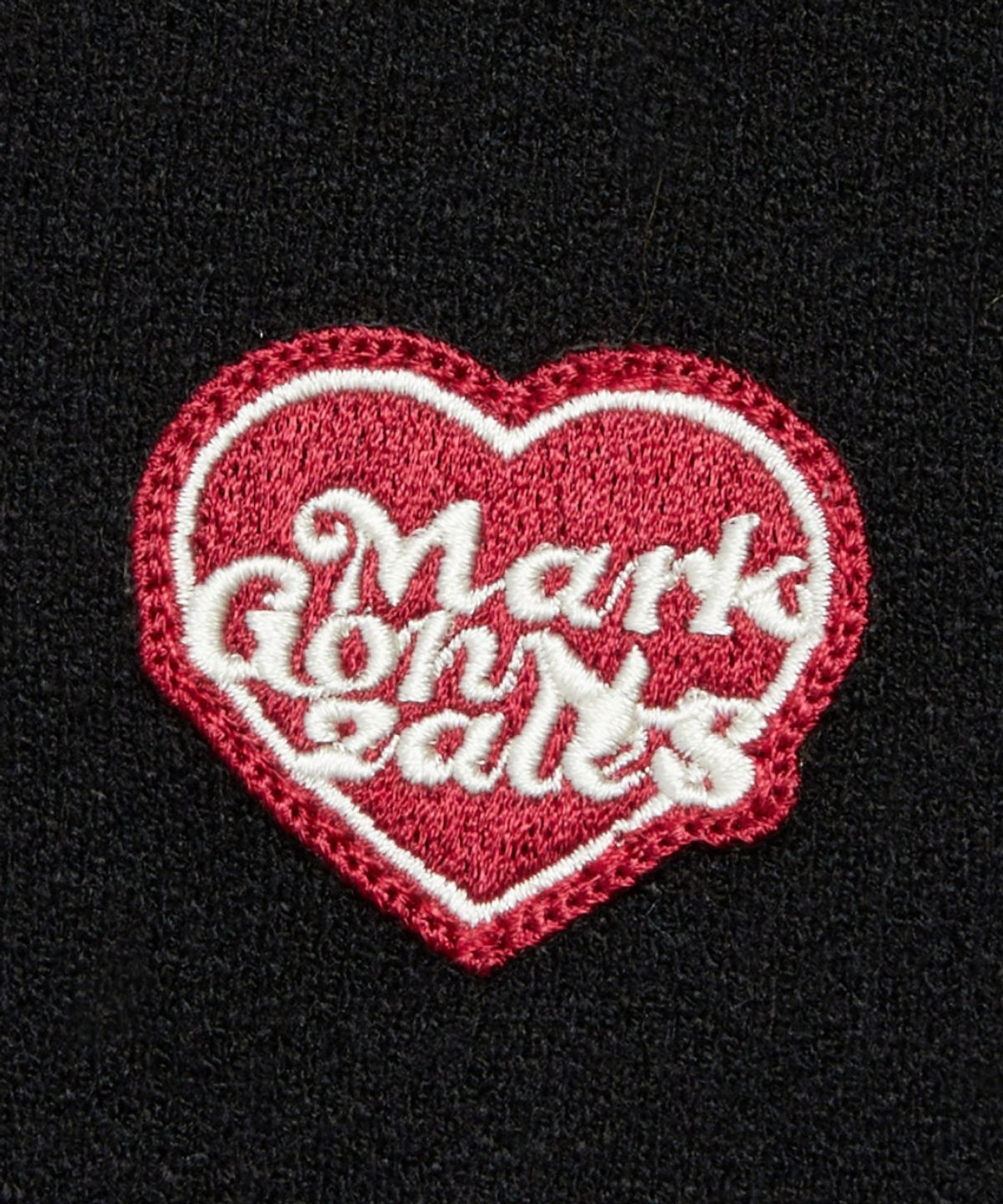마크곤잘레스(MARK GONZALES) MG HEART WAPPEN KNIT SWEATER - BLACK