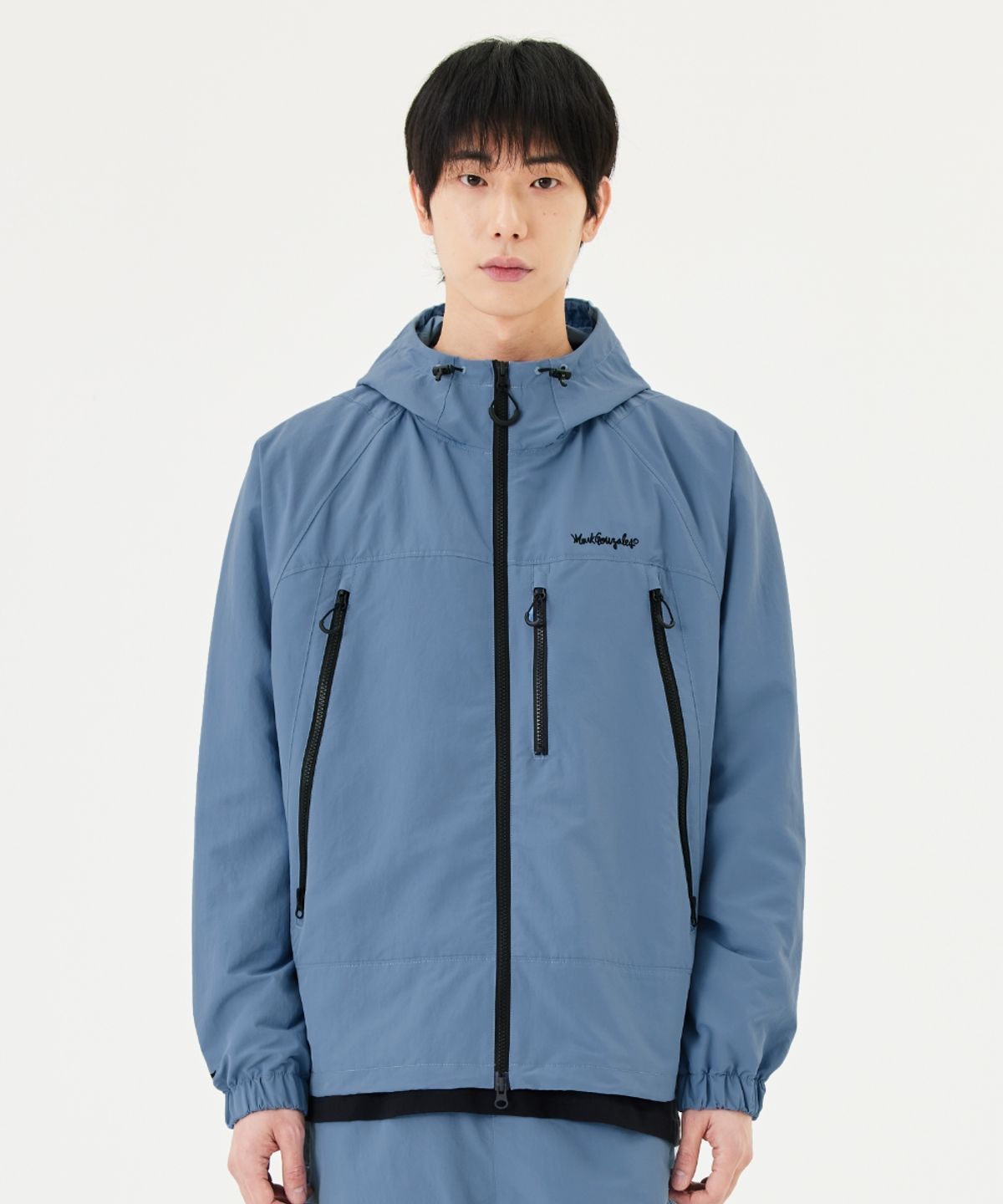 마크곤잘레스(MARK GONZALES) MG MULTI ZIP-UP WIND BREAKER - BLUE