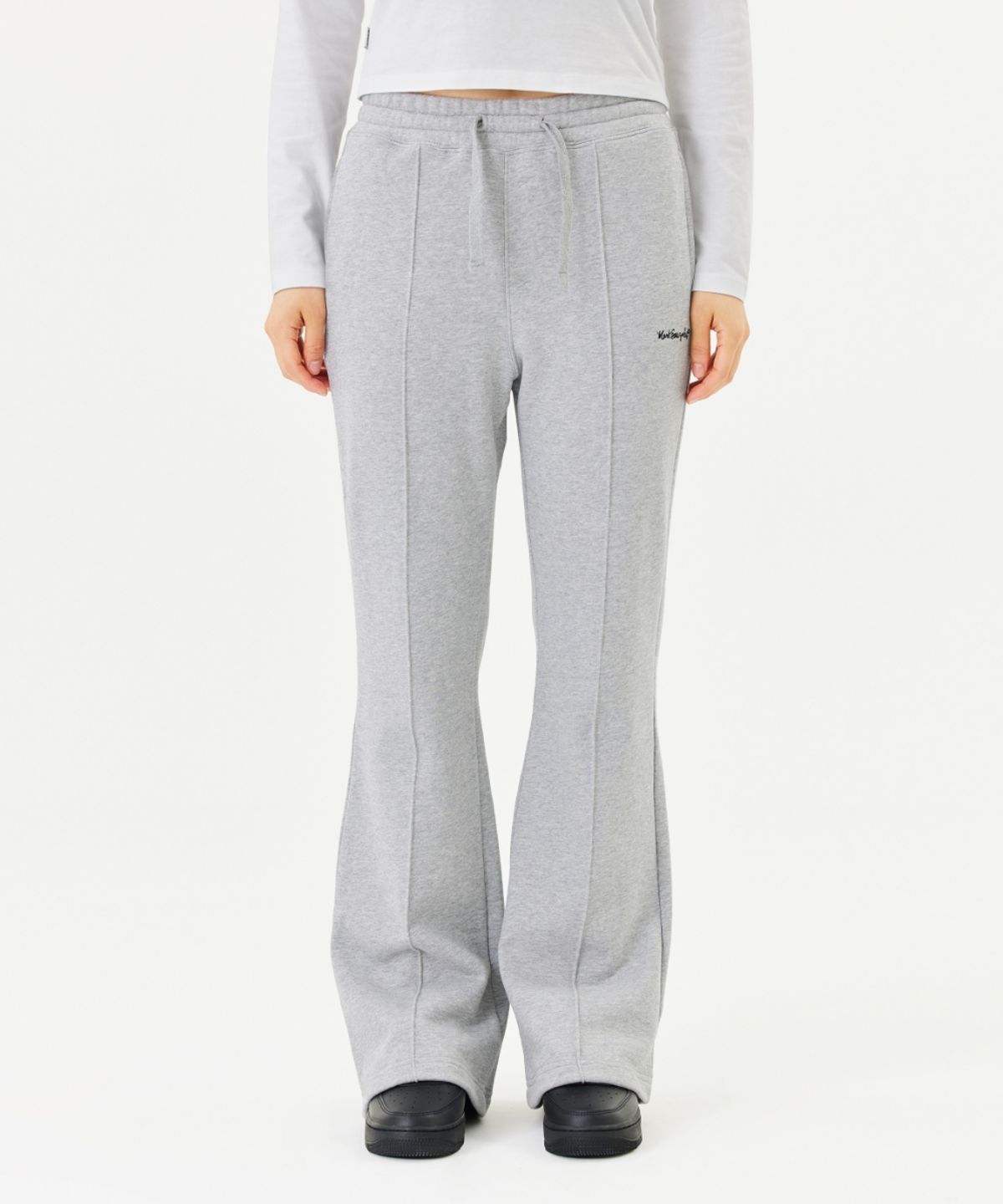 마크곤잘레스(MARK GONZALES) WOMENS BOOTS CUT SWEAT PANT - M/GREY