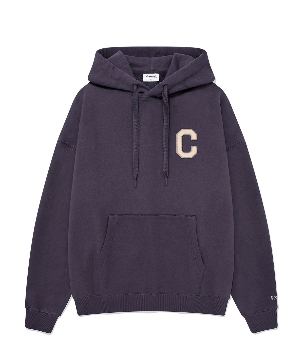 커버낫(COVERNAT) C 로고 후디 퍼플