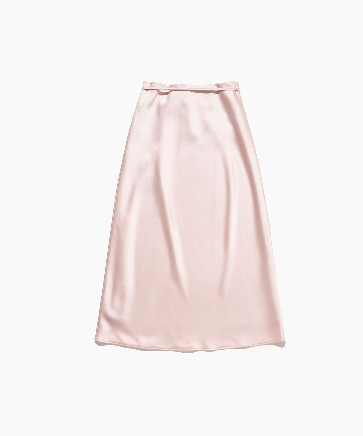 튜드먼트(TTUDEMENT) 새틴 롱 스커트 (PINK)