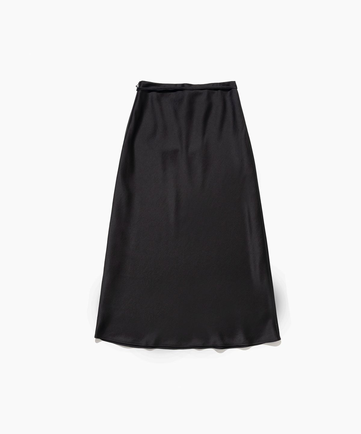튜드먼트(TTUDEMENT) 새틴 롱 스커트 (BLACK)
