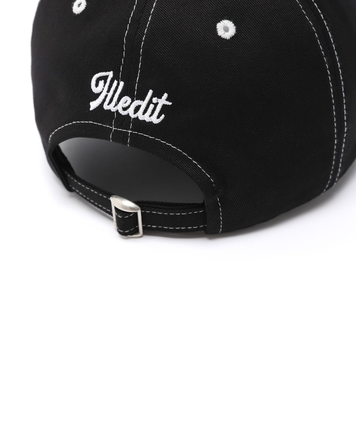 일레딧(ILLEDIT) BIG LOGO LABEL STITCH BALL CAP