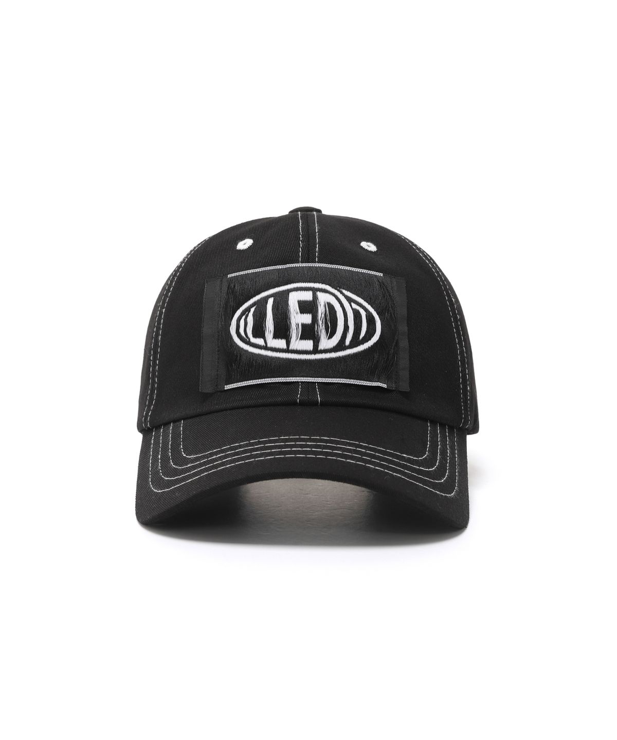 일레딧(ILLEDIT) BIG LOGO LABEL STITCH BALL CAP