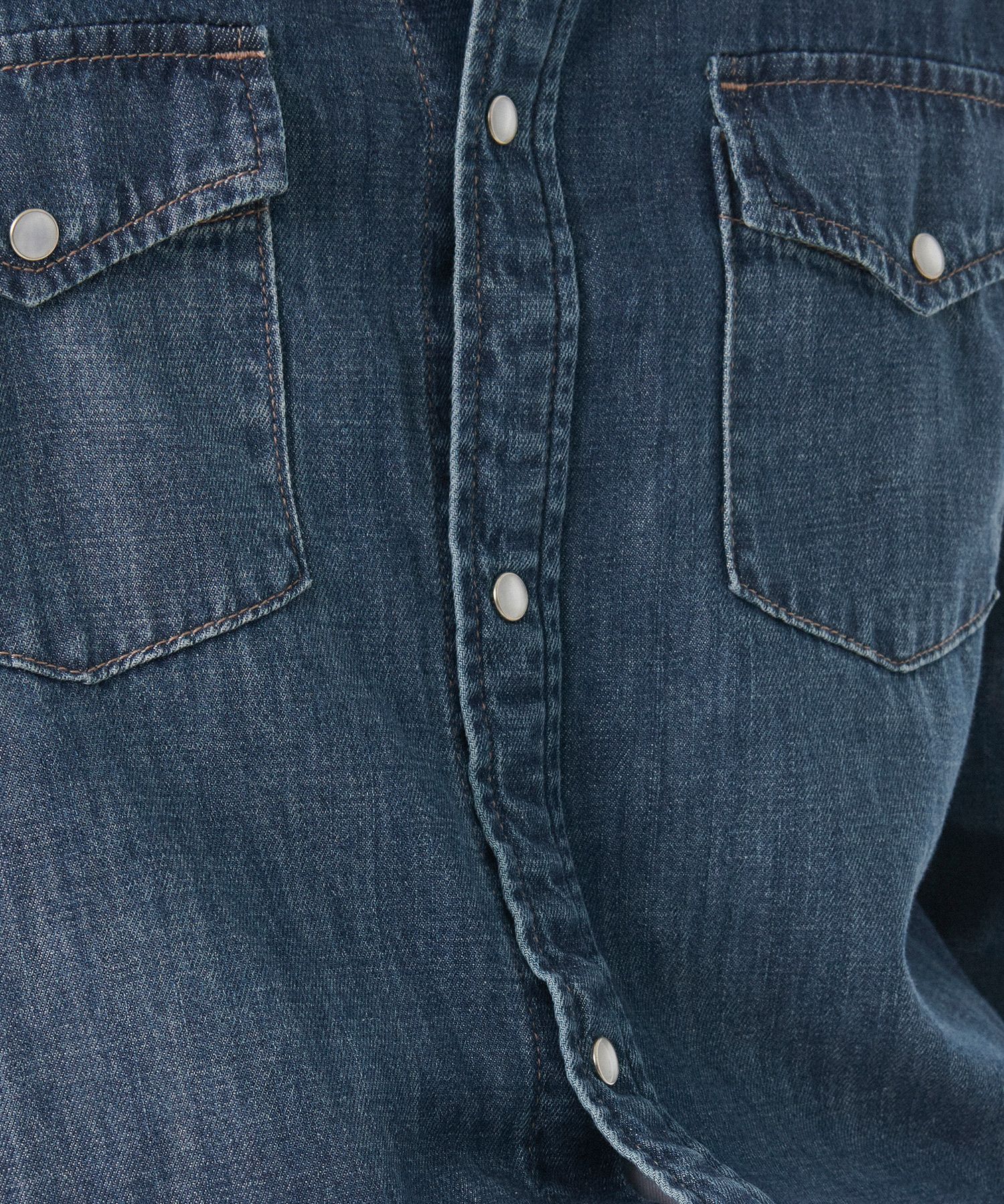 ★MUSINSA STANDARD★ Denim Western Shirt Medium Indigo MMDNH MUSINSA | MUSINSA STANDARD Denim Western Shirt [Medium Indigo]