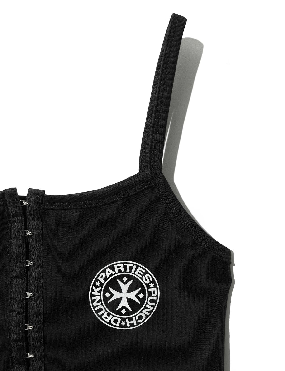 펀치드렁크파티즈(PUNCH DRUNK PARTIES) Own Logo Tank Top (BLACK)