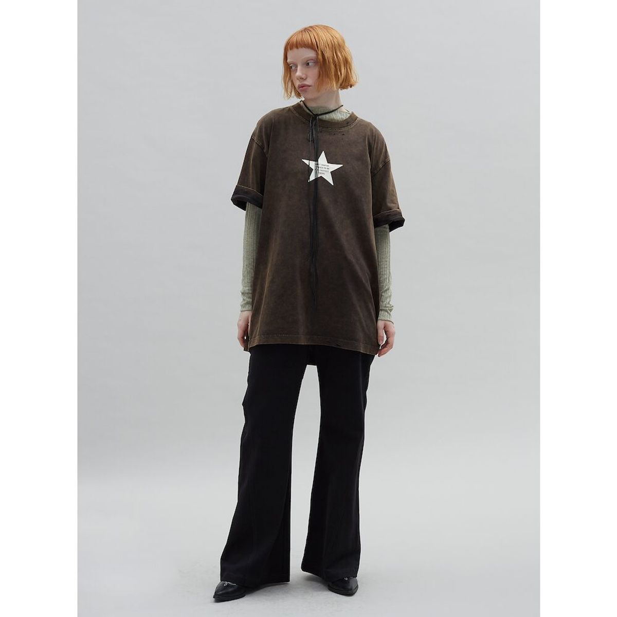 샌드 사운드(SAND SOUND) Bootcut Pants  Black