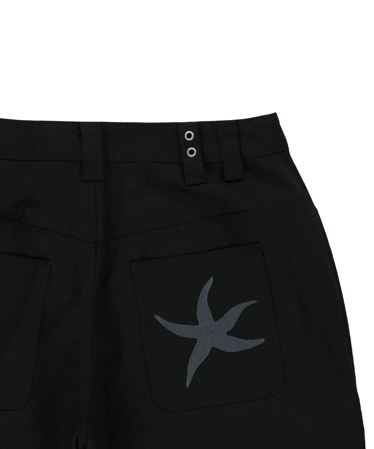 더콜디스트모먼트(THE COLDEST MOMENT) TCM starfish chino pants (black)