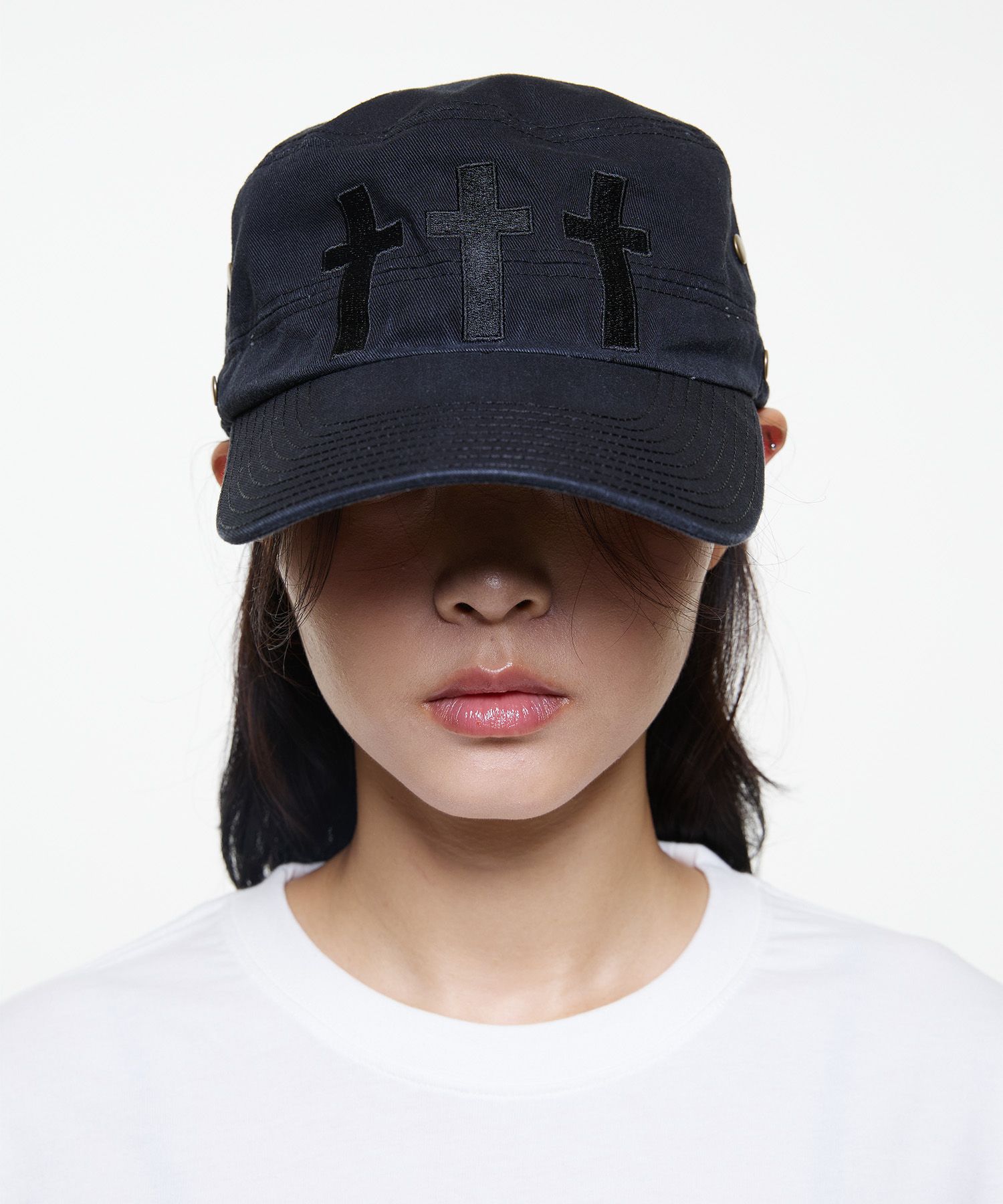 ◆24AW THE COLDEST MOMENT TCM ttt cap◆ MUSINSA公式 | THE COLDEST MOMENT TCM ttt cap (black)