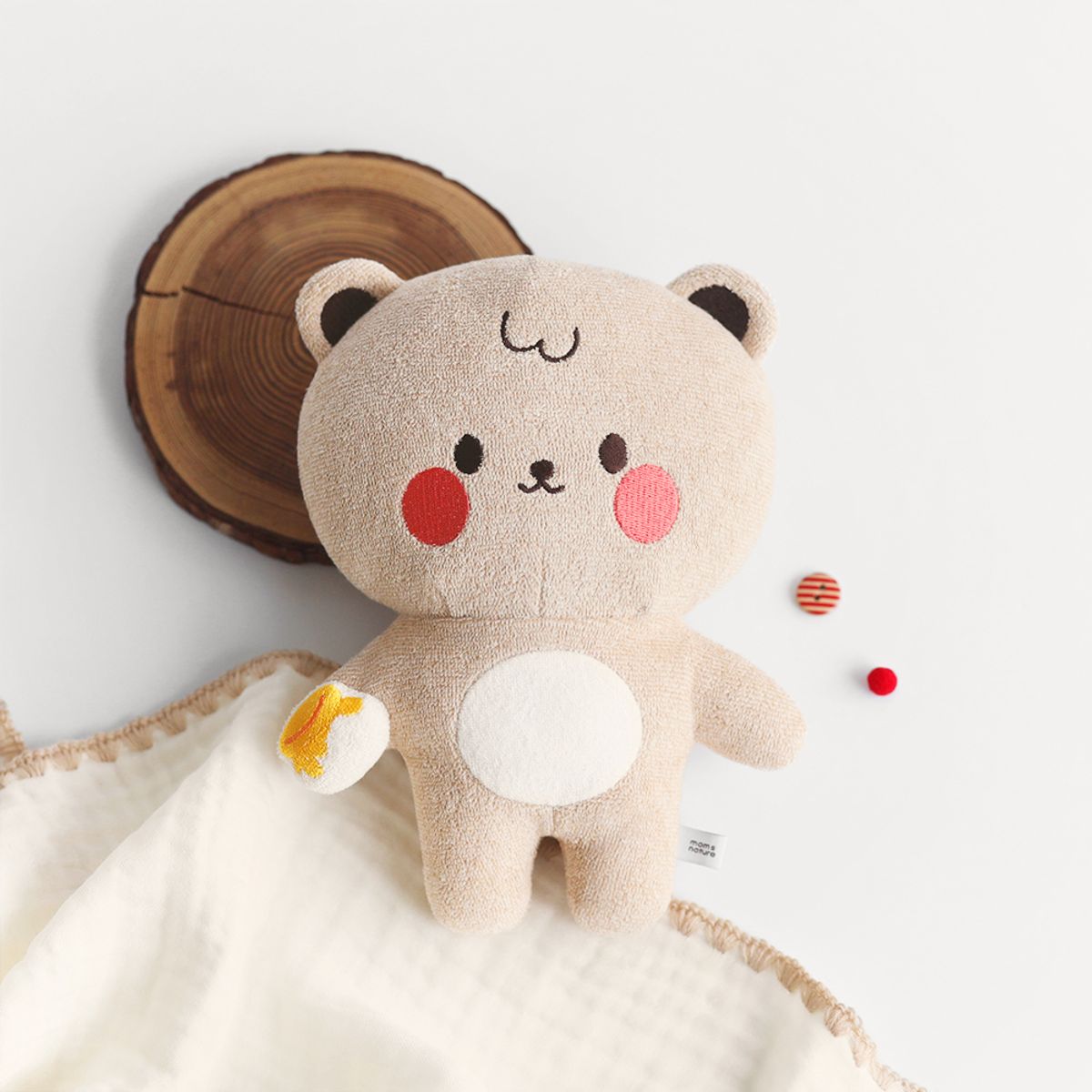 맘스네이처(MOMSNATURE) 오가닉 애착인형 신생아 인형