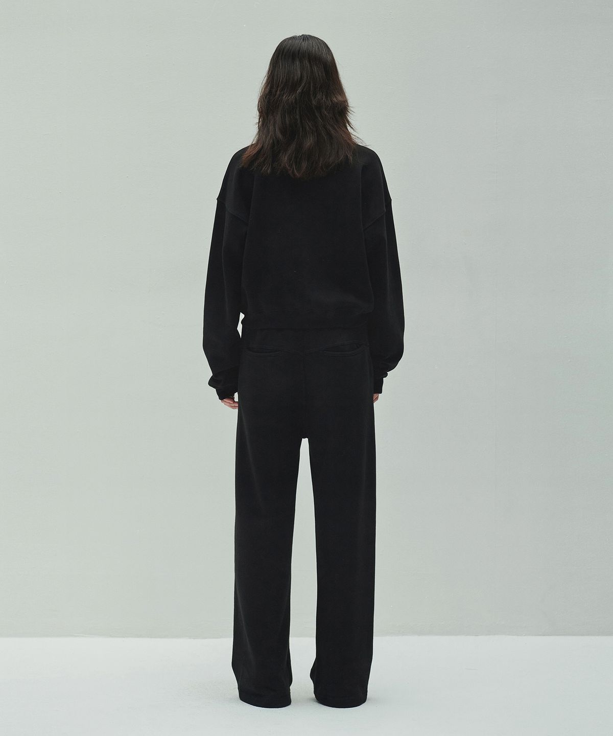 다이애그널(DIAGONAL) DIAGONAL LOGO SWEATPANTS (black)