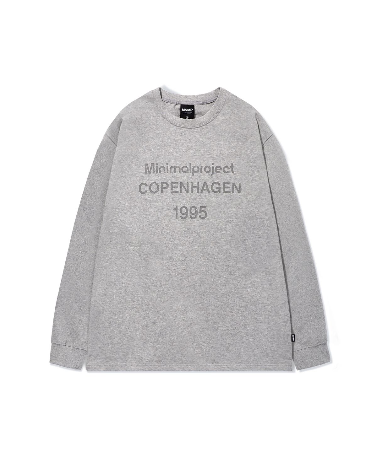 미니멀프로젝트(MINIMALPROJECT) 코펜하겐 롱슬리브 티셔츠  MLT115 [GRAY]