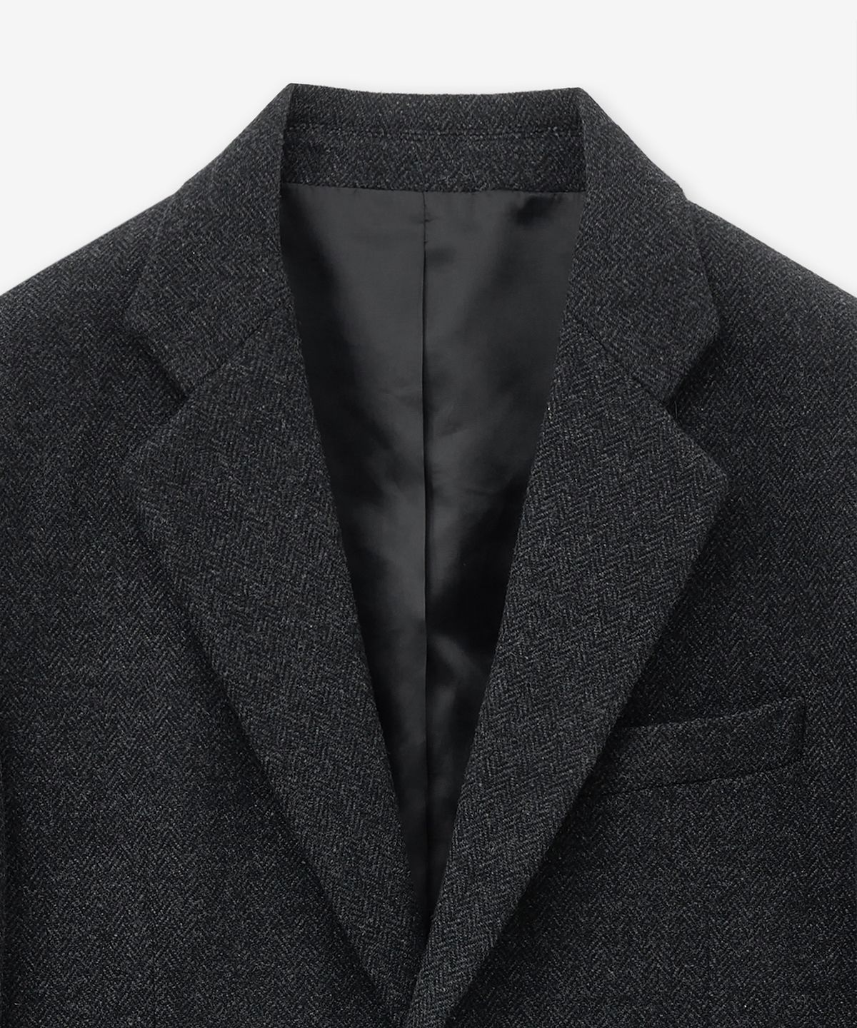 티엔지티(TNGT) Redford Wool Blended Herringbone Jacket (Dark Grey) TNJA5F105G2