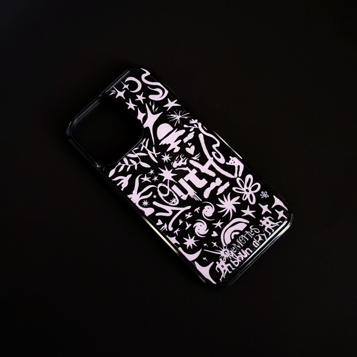 메모리즈바운더리(MEMORIESBOUNDARY) YOUTH Land Phone Case (BK)