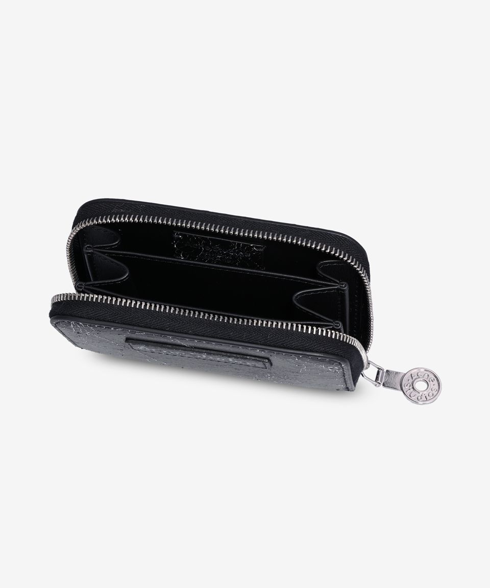 MUSINSA公式 | ACNE STUDIOS レザーZIP財布 - ブラック / CG0248900