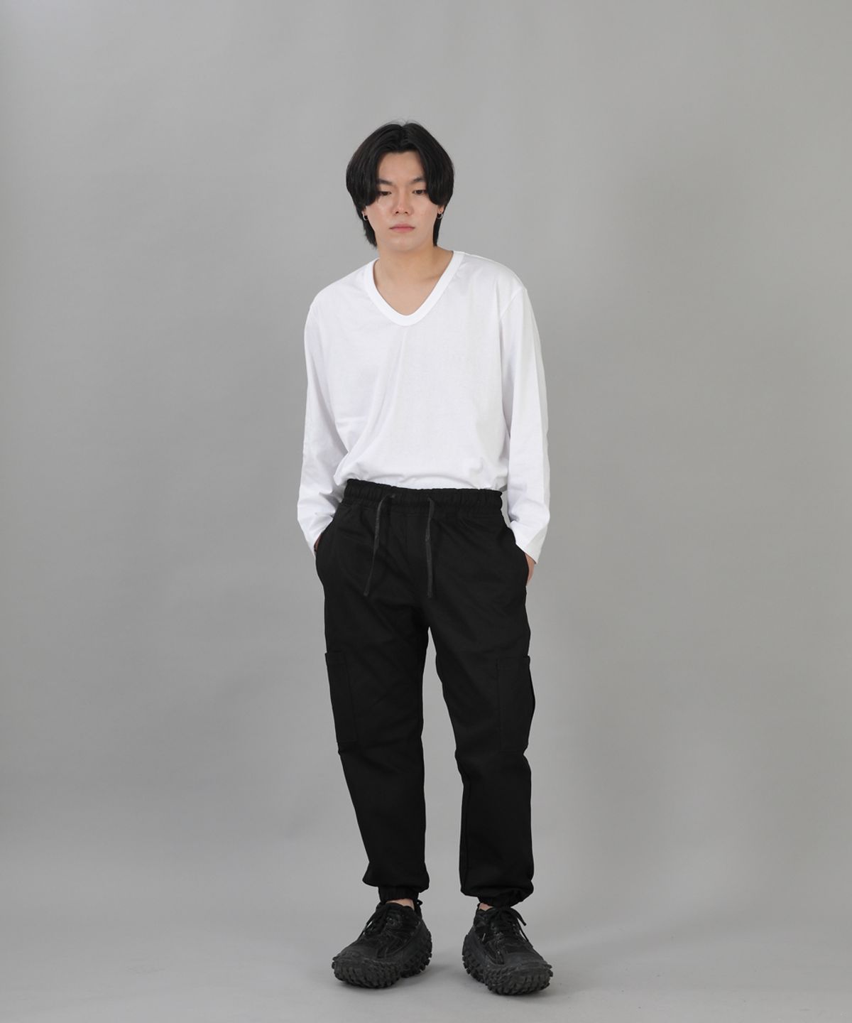 세인트크루(SAINTCREW) 인하우스 카고조거팬츠 IHC-359 블랙