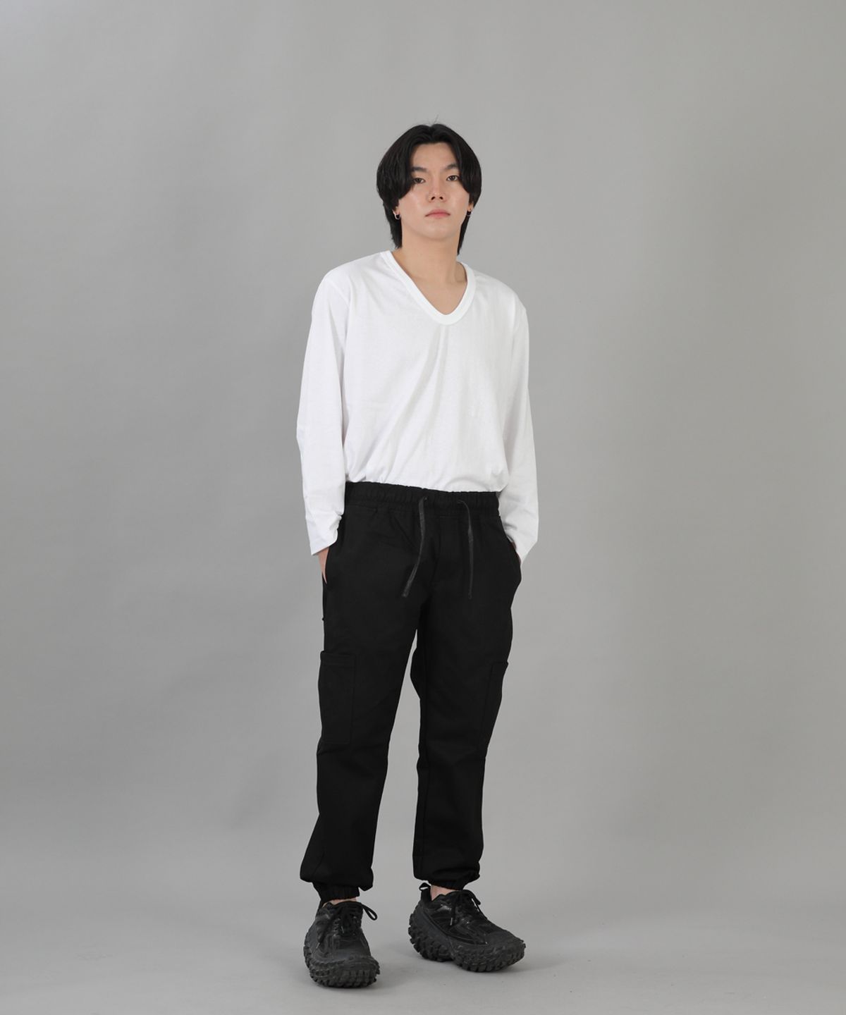 세인트크루(SAINTCREW) 인하우스 카고조거팬츠 IHC-359 블랙