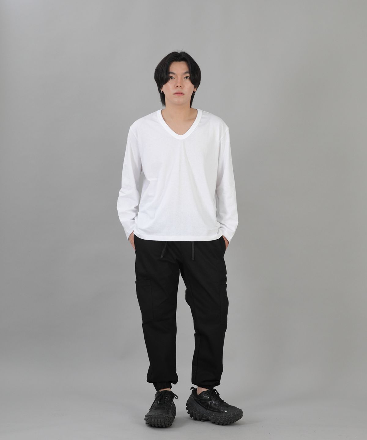 세인트크루(SAINTCREW) 인하우스 카고조거팬츠 IHC-359 블랙