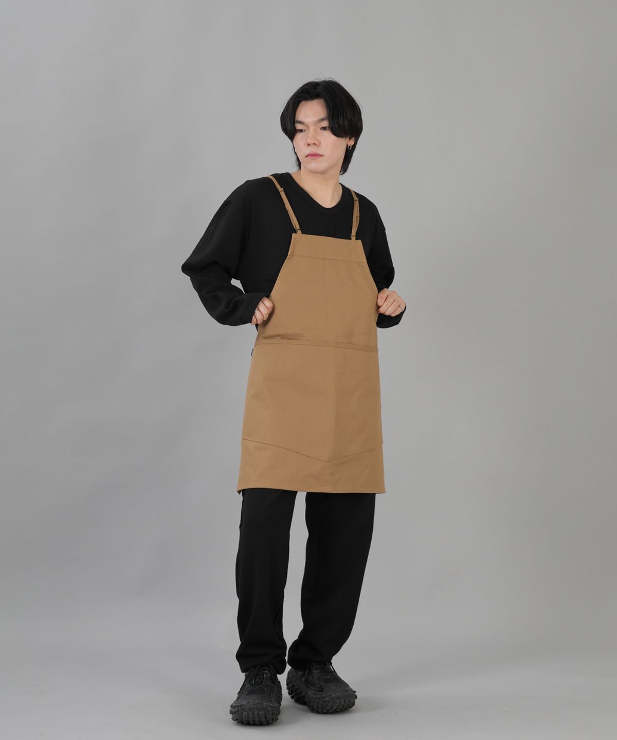 세인트크루(SAINTCREW) 미니멀 와이드포켓 에이프런 MWA-1320 카멜