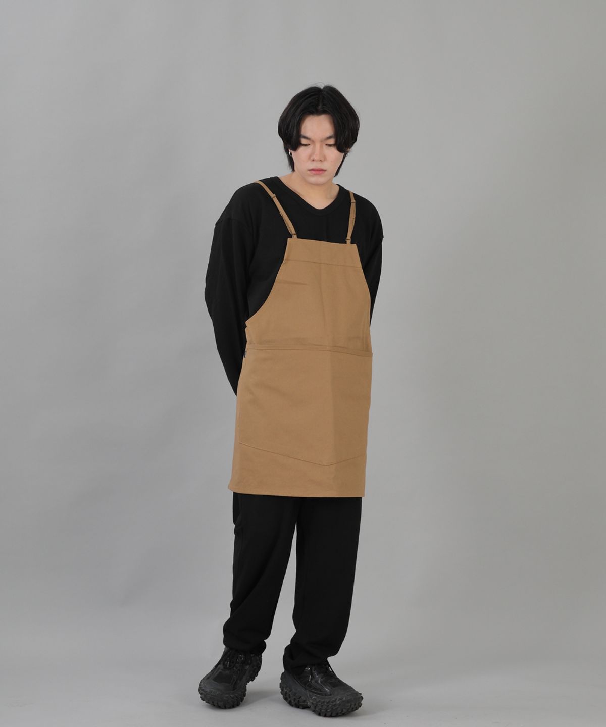 세인트크루(SAINTCREW) 미니멀 와이드포켓 에이프런 MWA-1320 카멜