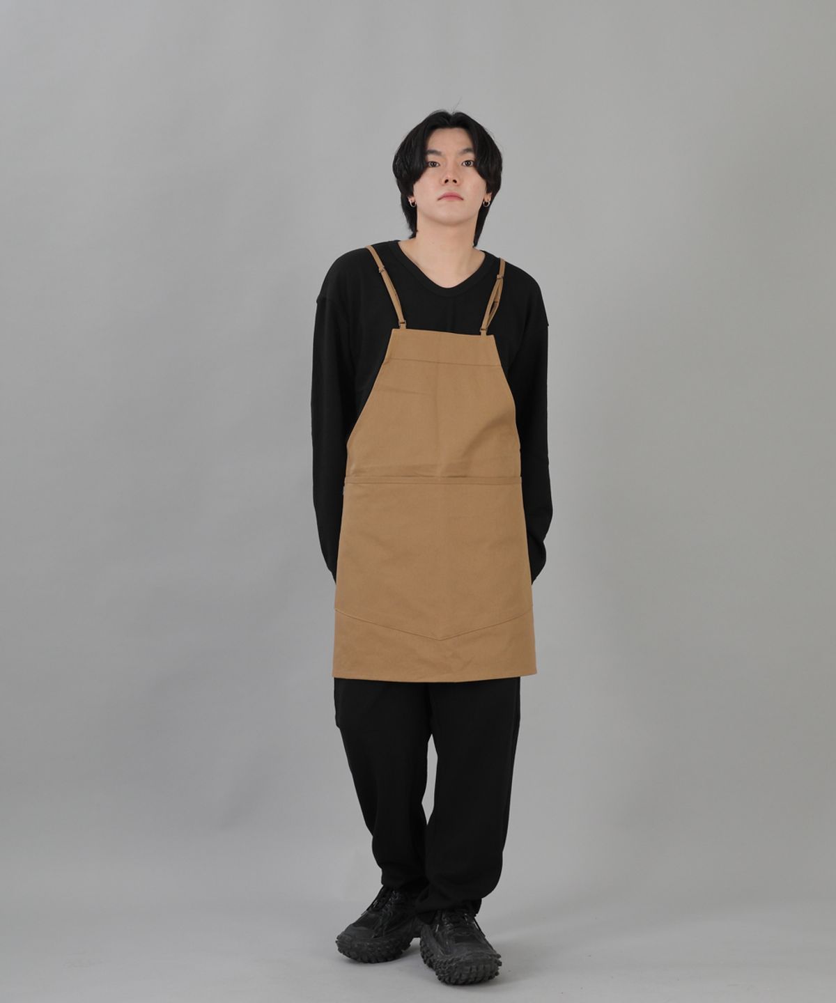 세인트크루(SAINTCREW) 미니멀 와이드포켓 에이프런 MWA-1320 카멜