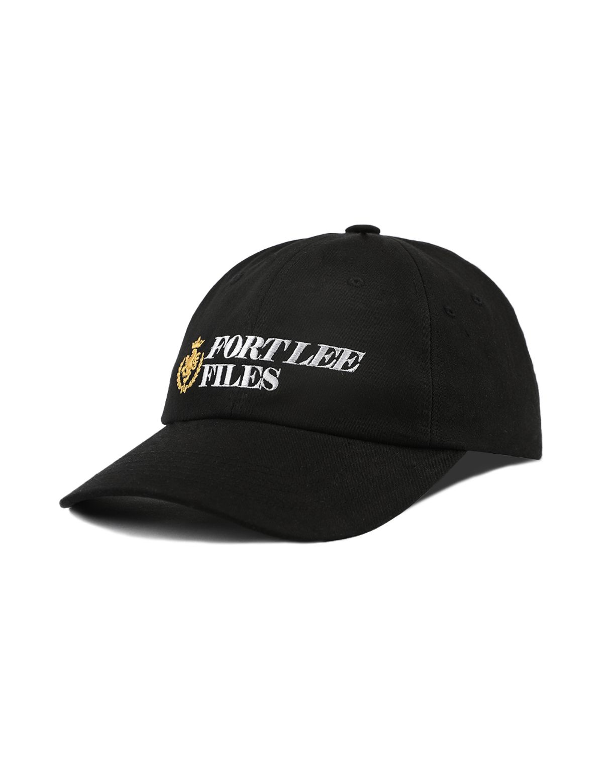 포트 리 파일즈(FORTLEEFILES) FLF 틸트 로고 볼캡(블랙)