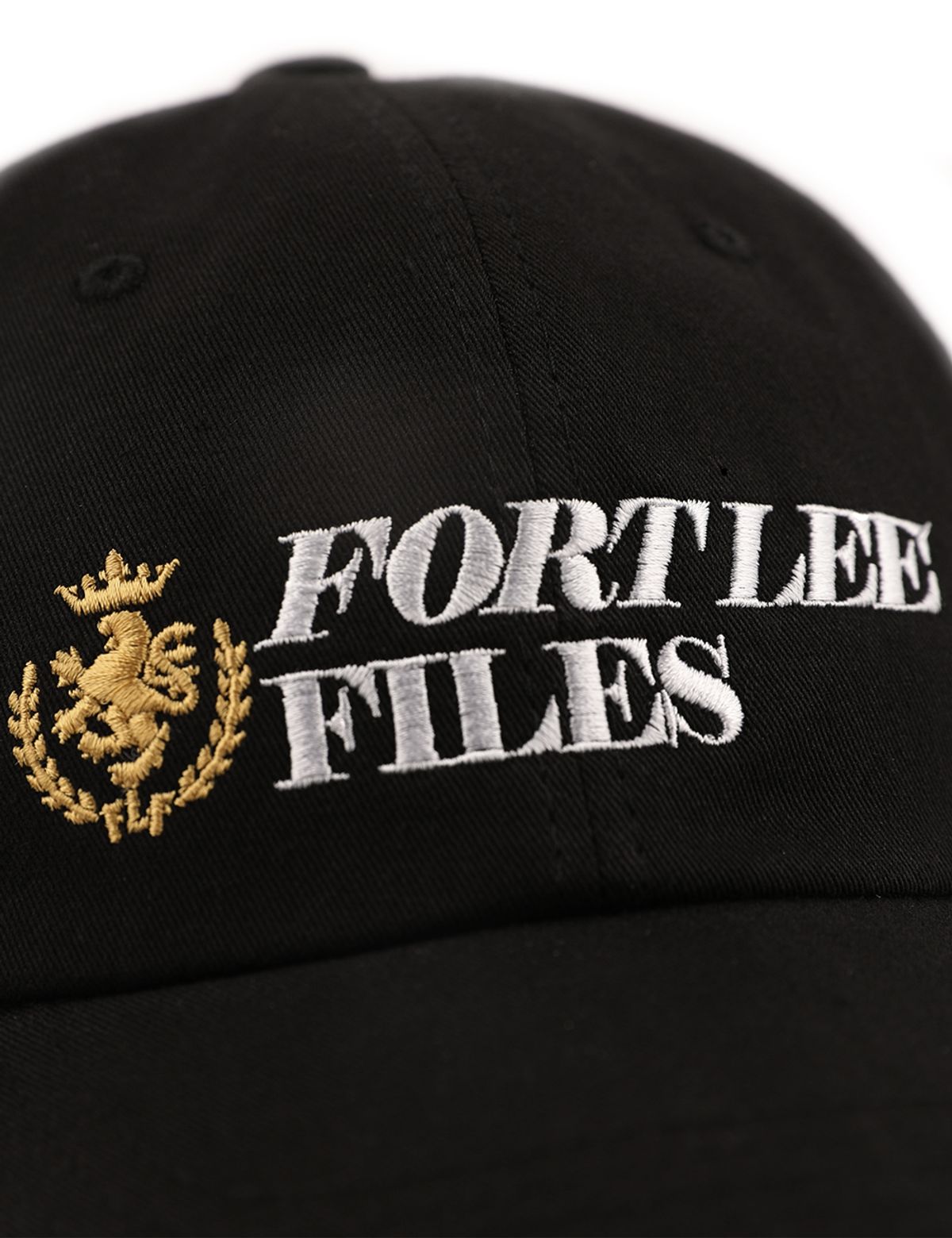 포트 리 파일즈(FORTLEEFILES) FLF 틸트 로고 볼캡(블랙)