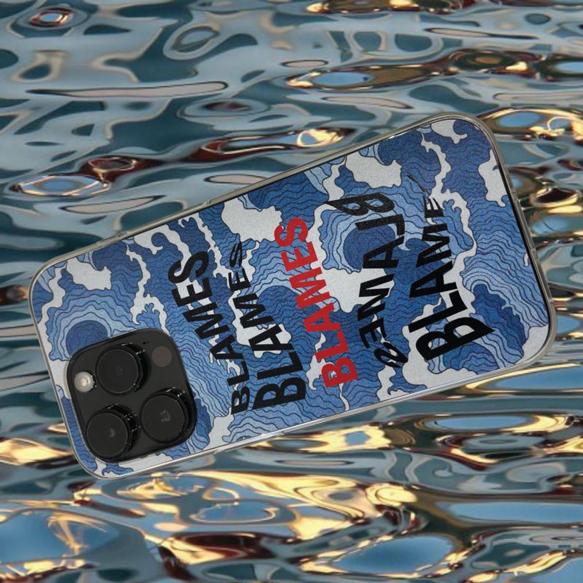 블레임 스튜디오(BLAMESTUDIO) BLAME wavy logo case