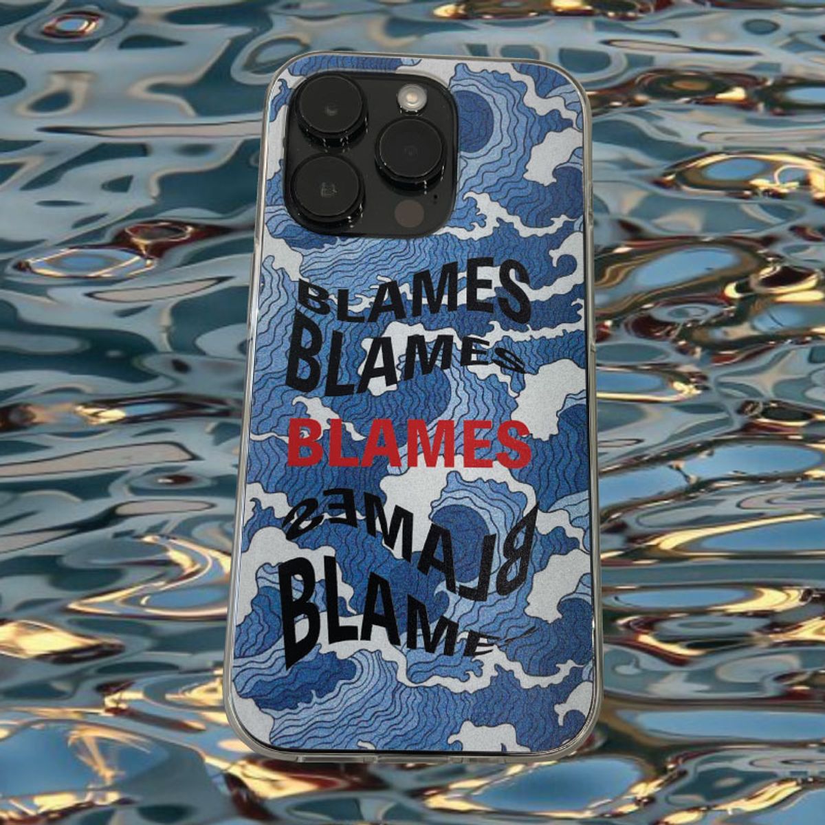 블레임 스튜디오(BLAMESTUDIO) BLAME wavy logo case