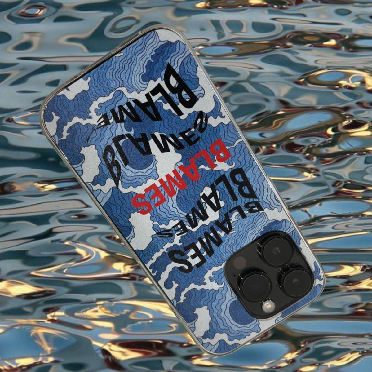 블레임 스튜디오(BLAMESTUDIO) BLAME wavy logo case