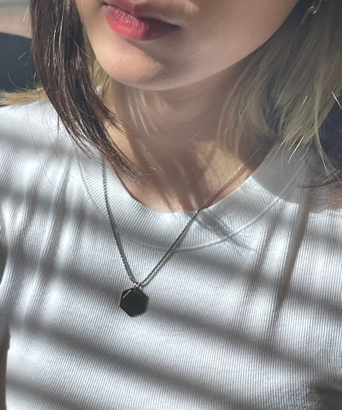 쿠도스(KUDOS) Hexagon Necklace