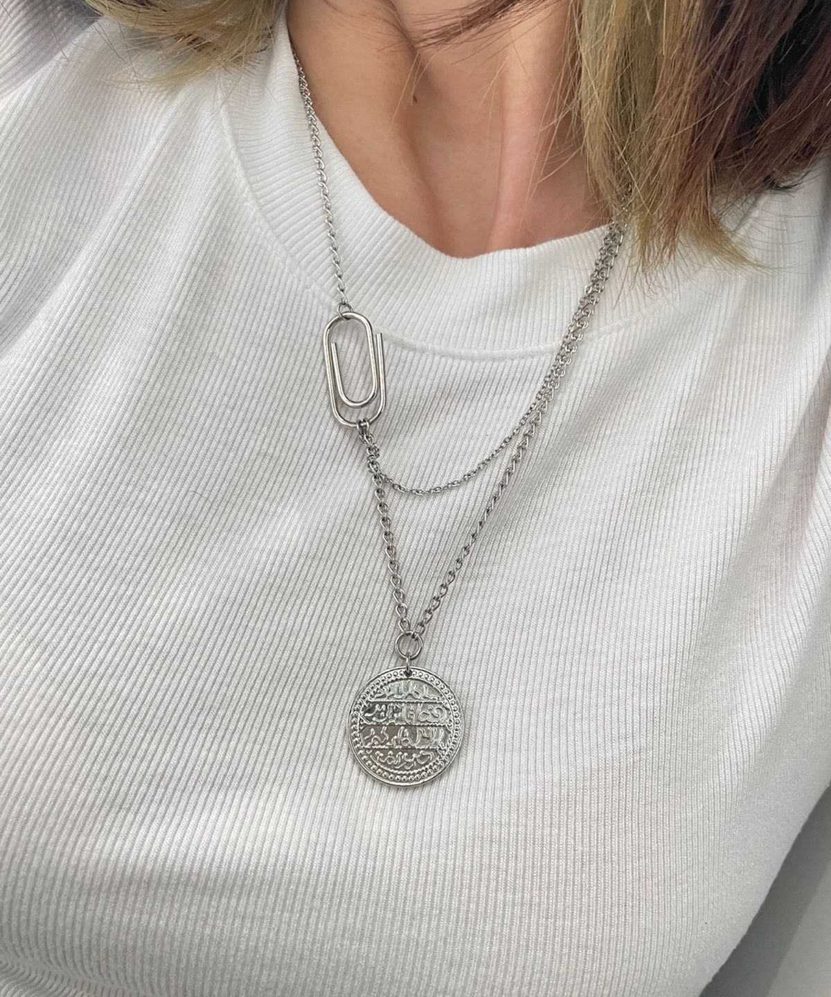 쿠도스(KUDOS) Coin Clip Necklace