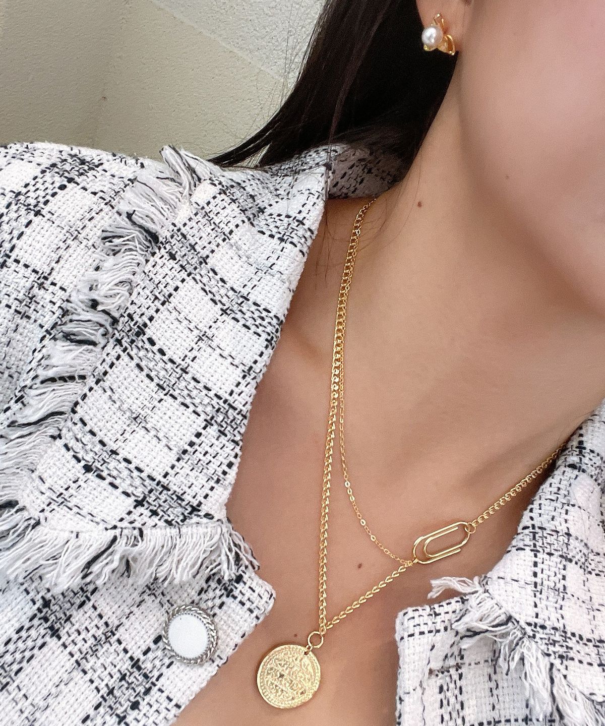 쿠도스(KUDOS) Coin Clip Necklace