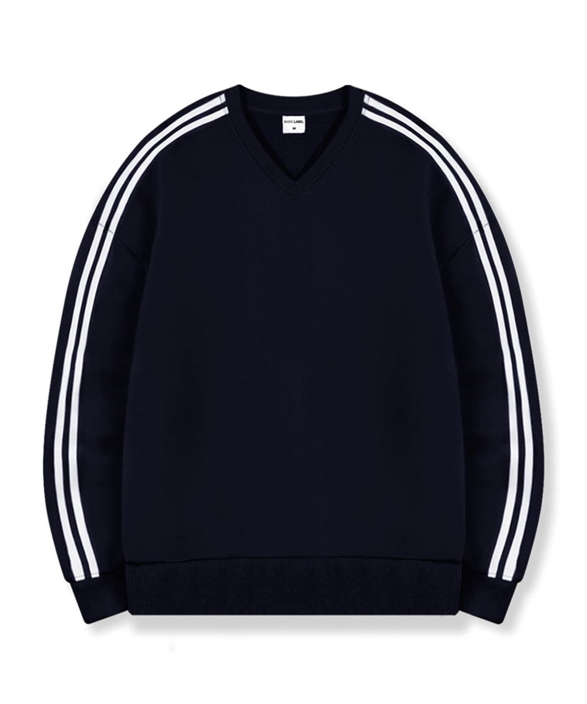 베이직라벨(BASIC LABEL) Nox Oversized fit track V-neck sweatshirt 5 Color [BLBV_1001]