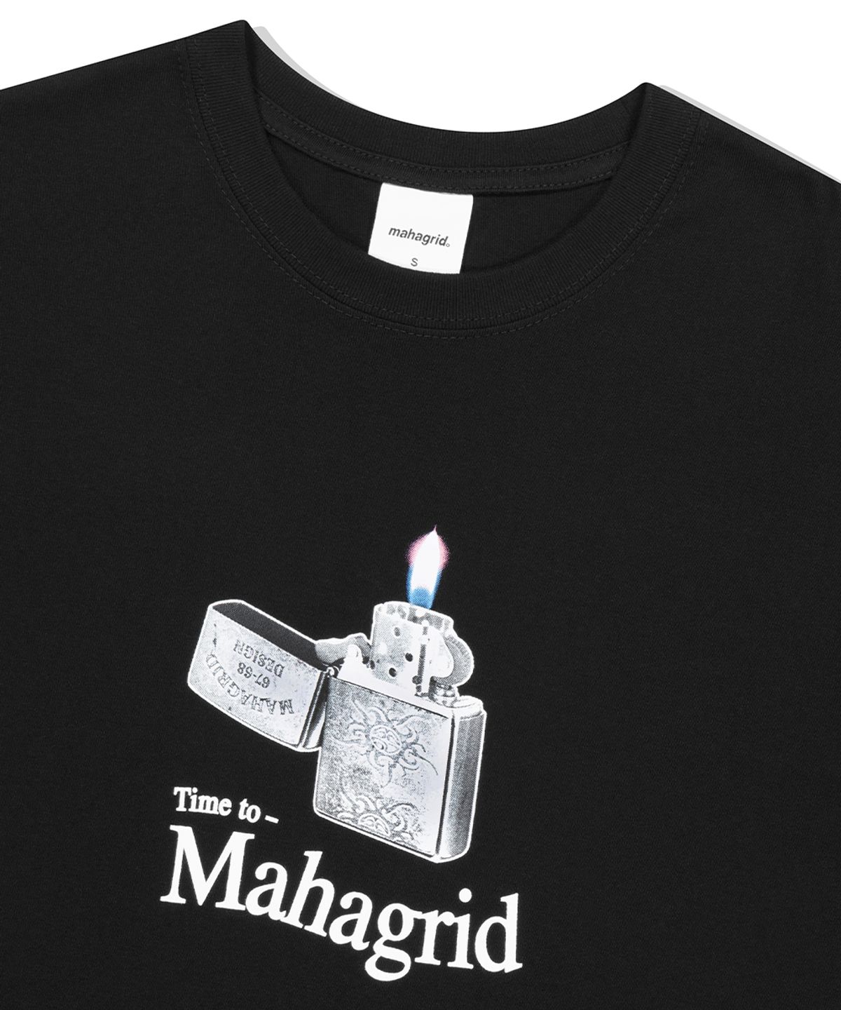 마하그리드(MAHAGRID) IT’S TIME TO LS TEE BLACK(MG2EFMT564A)