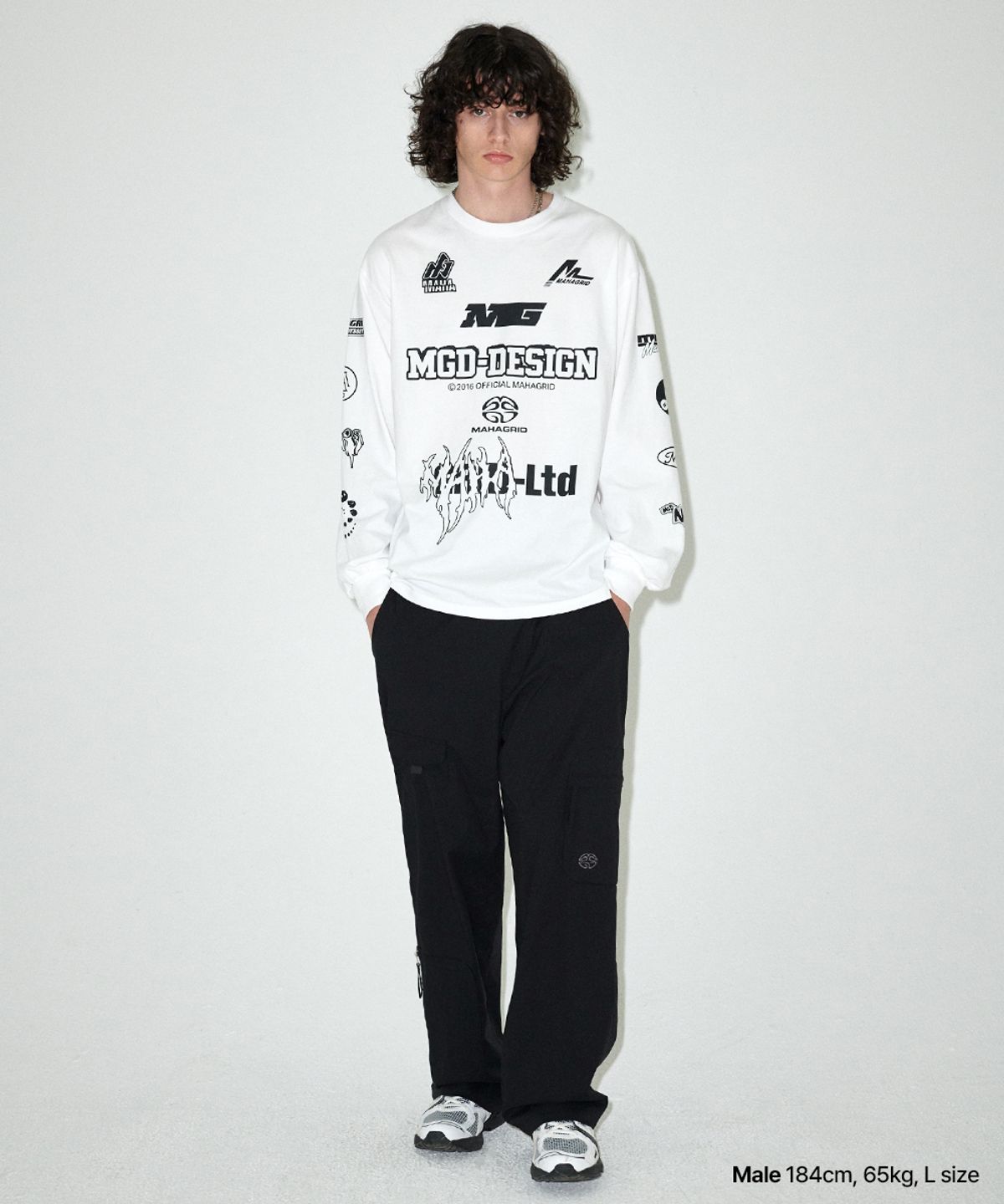 마하그리드(MAHAGRID) MGD SYMBOL LS TEE WHITE(MG2EFMT565A)