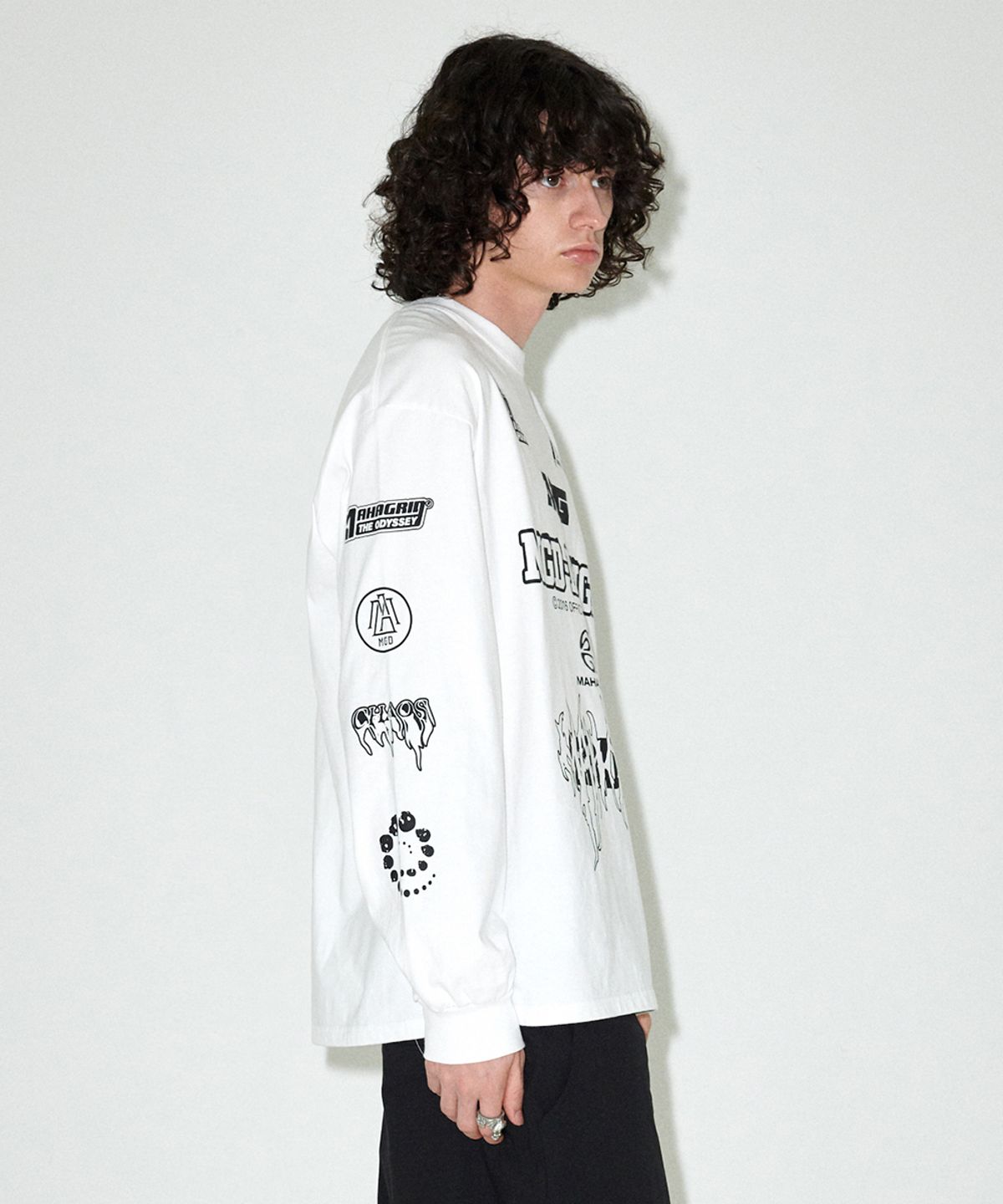 마하그리드(MAHAGRID) MGD SYMBOL LS TEE WHITE(MG2EFMT565A)
