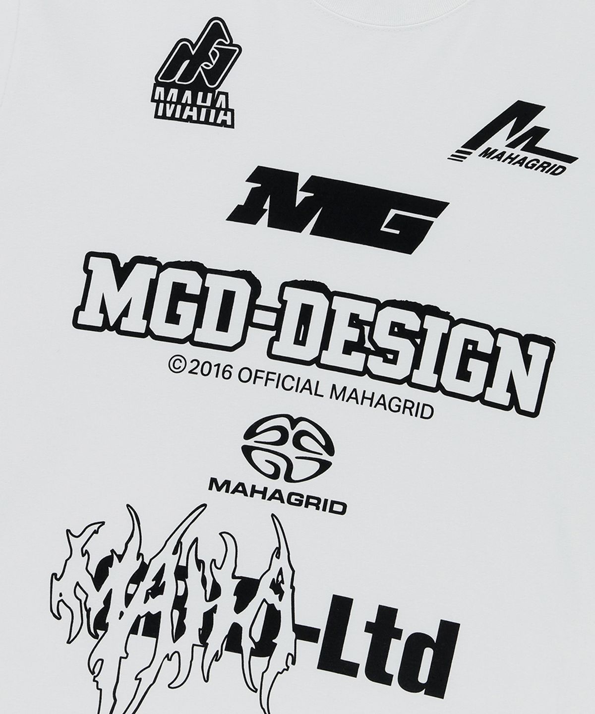 마하그리드(MAHAGRID) MGD SYMBOL LS TEE WHITE(MG2EFMT565A)