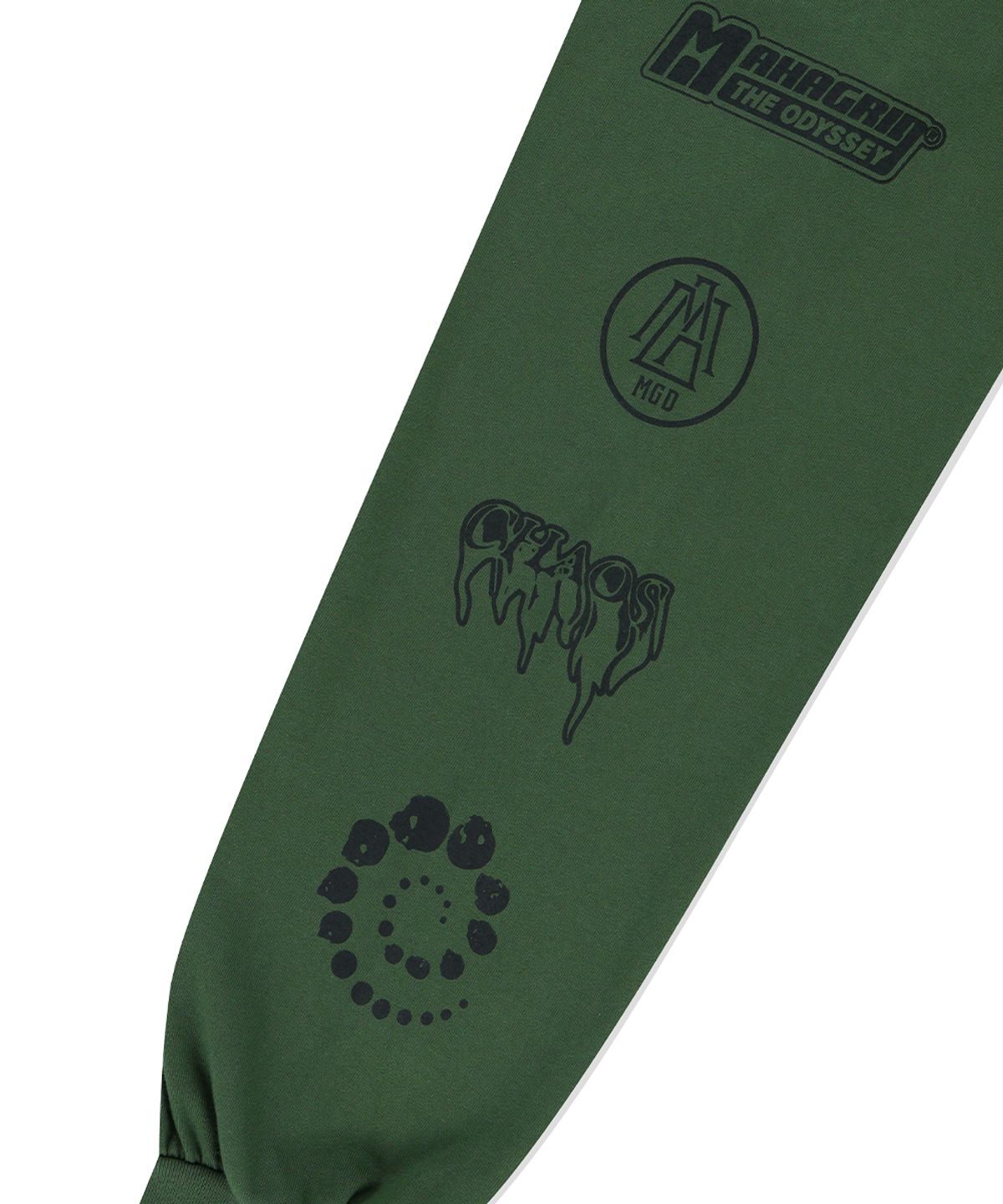 마하그리드(MAHAGRID) MGD SYMBOL LS TEE GREEN(MG2EFMT565A)