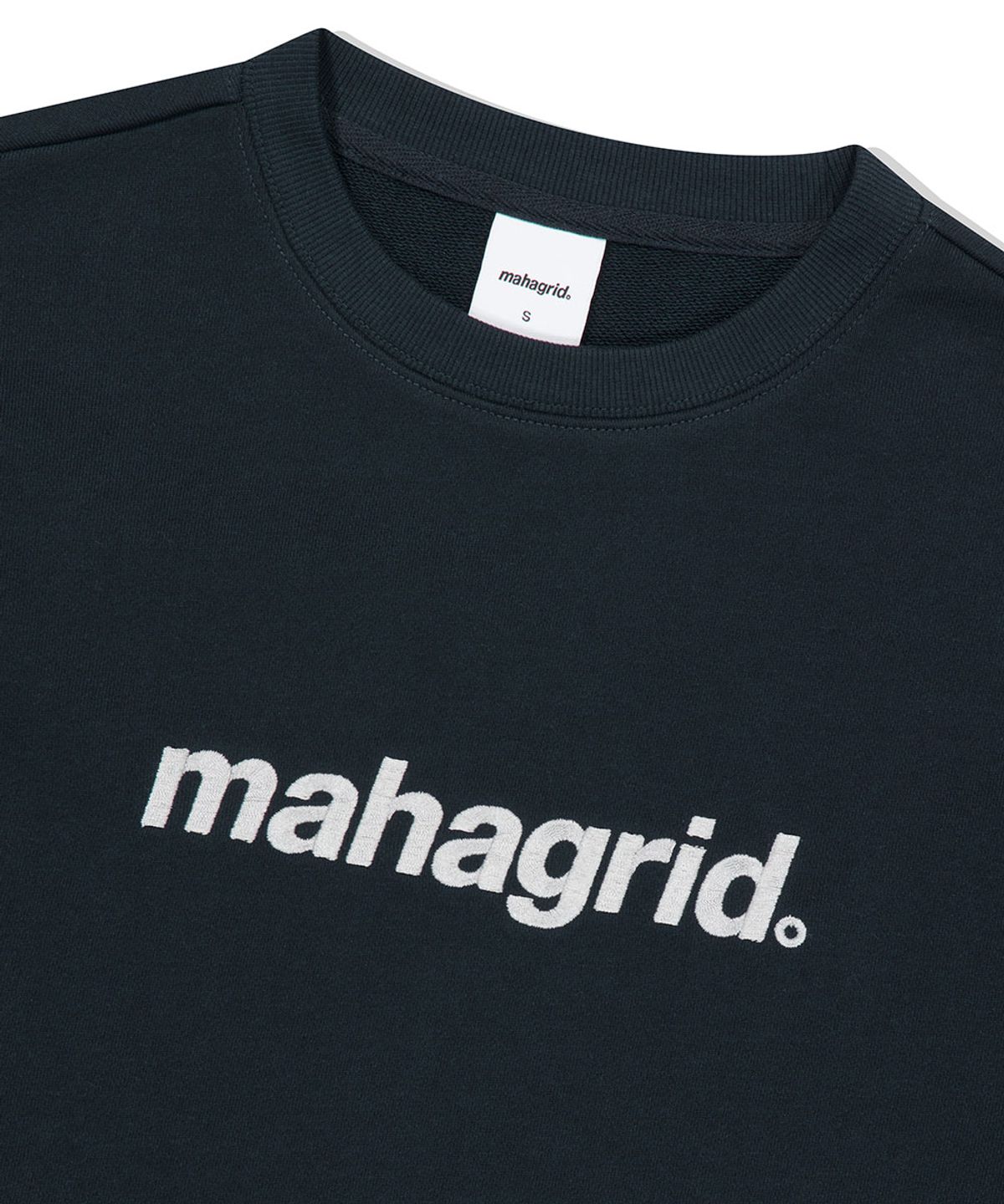 마하그리드(MAHAGRID) BASIC LOGO SWEATSHIRT NAVY((MG2EFMM449A)