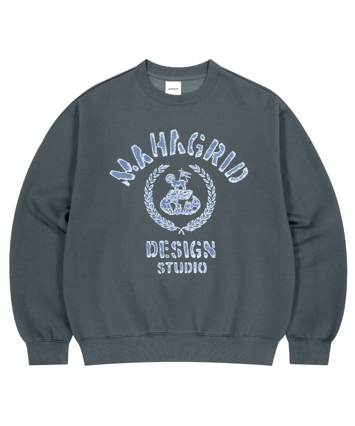 마하그리드(MAHAGRID) VINTAGE COLLEGE SWEATSHIRT_3colors