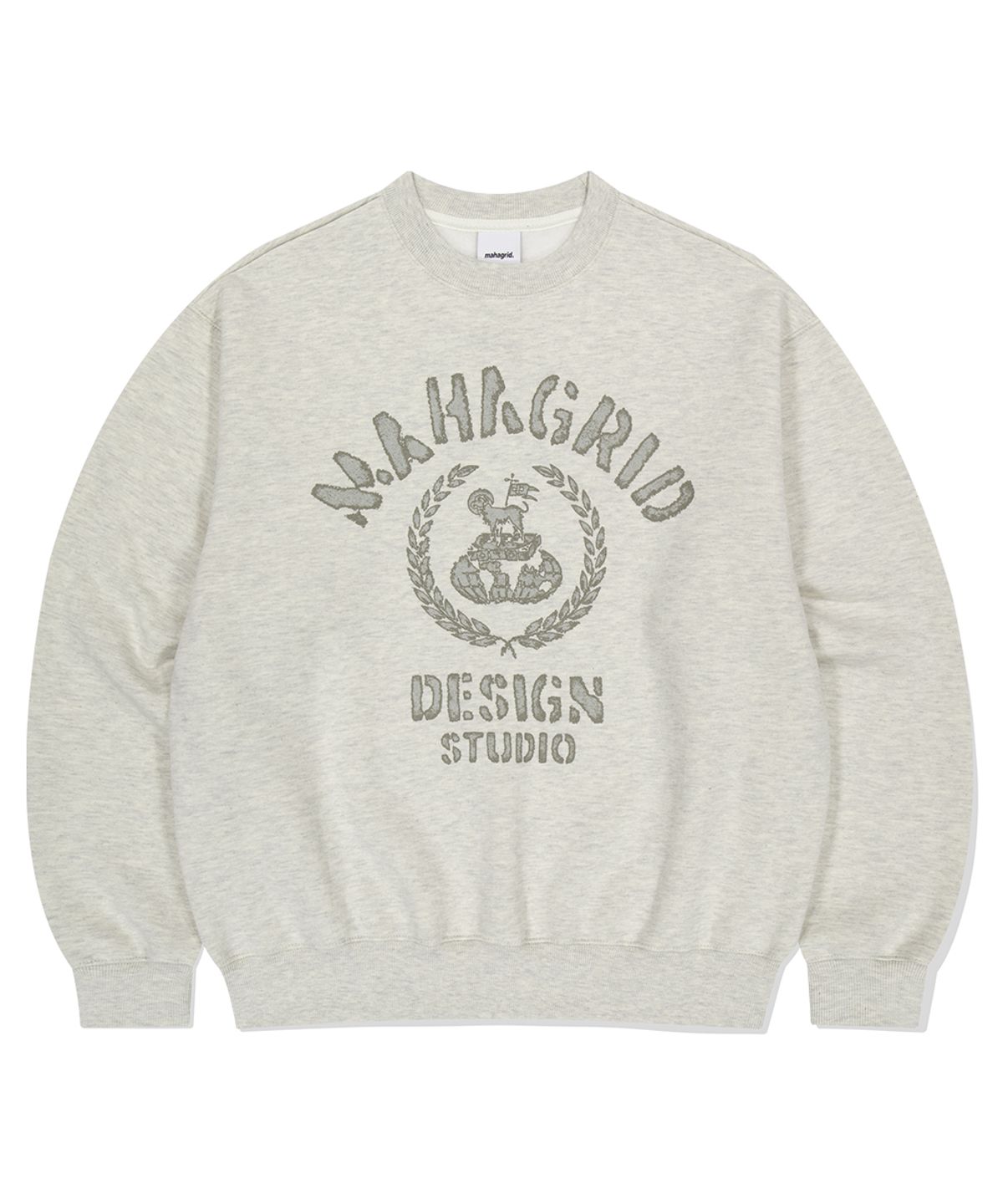 마하그리드(MAHAGRID) VINTAGE COLLEGE SWEATSHIRT_3colors