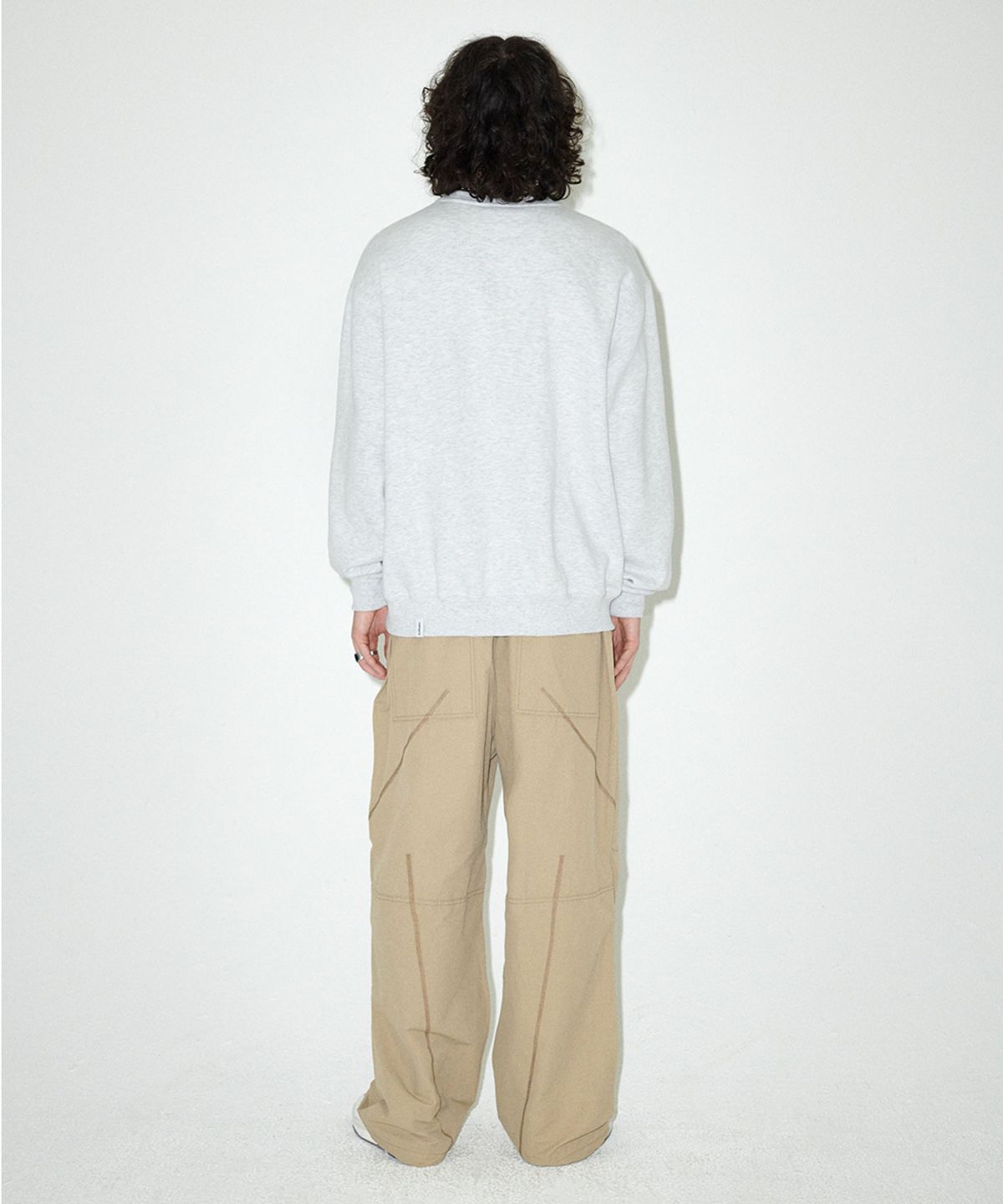 마하그리드(MAHAGRID) TRADEMARK SWEATSHIRT LIGHT GREY(MG2EFMM462A)