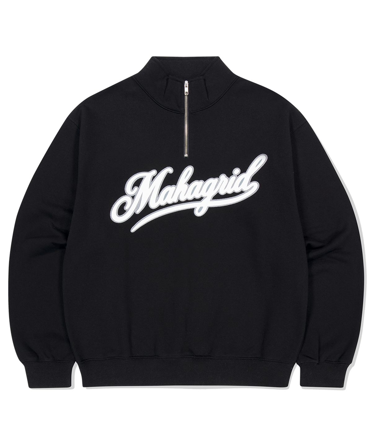 마하그리드(MAHAGRID) SCRIPT LOGO HALF ZIP UP_2colors