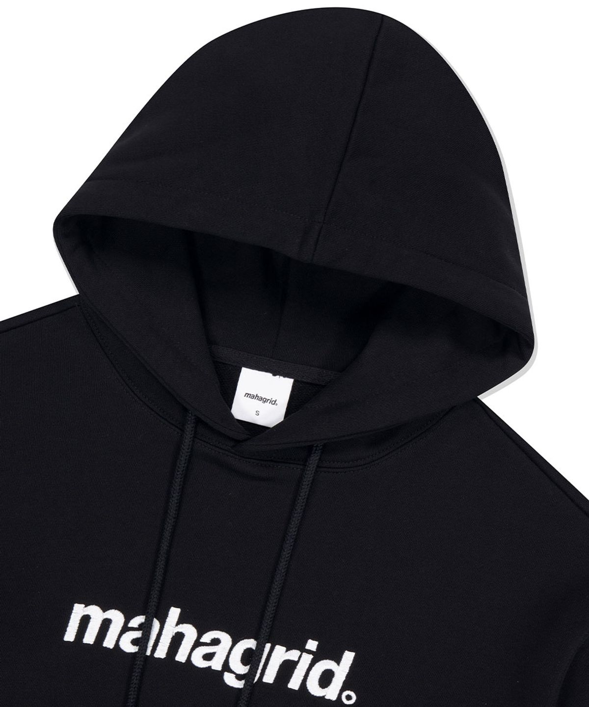 마하그리드(MAHAGRID) BASIC LOGO HOODIE BLACK(MG2EFMM407A)