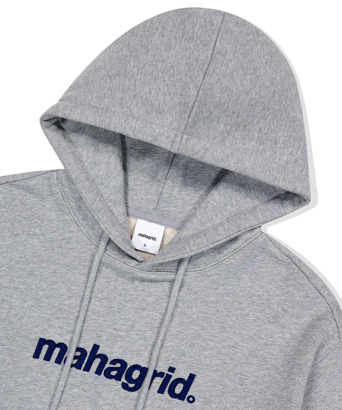 마하그리드(MAHAGRID) BASIC LOGO HOODIE GREY(MG2EFMM407A)