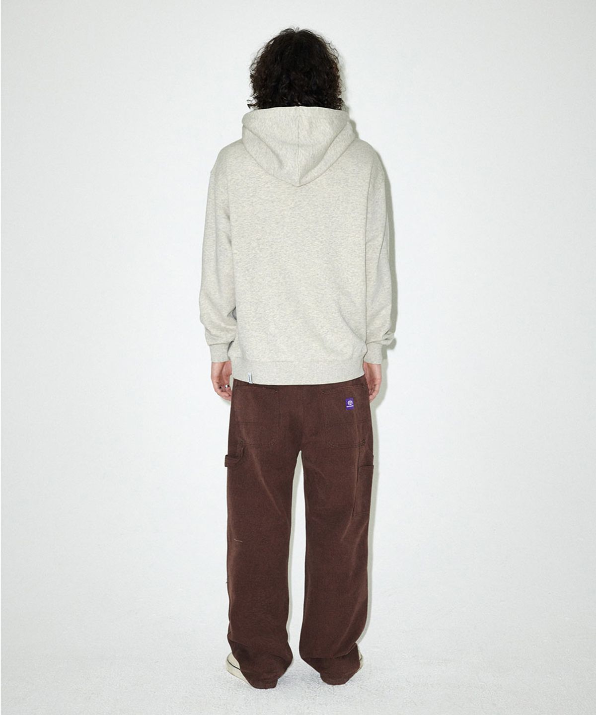마하그리드(MAHAGRID) BASIC LOGO HOODIE OATMEAL(MG2EFMM407A)